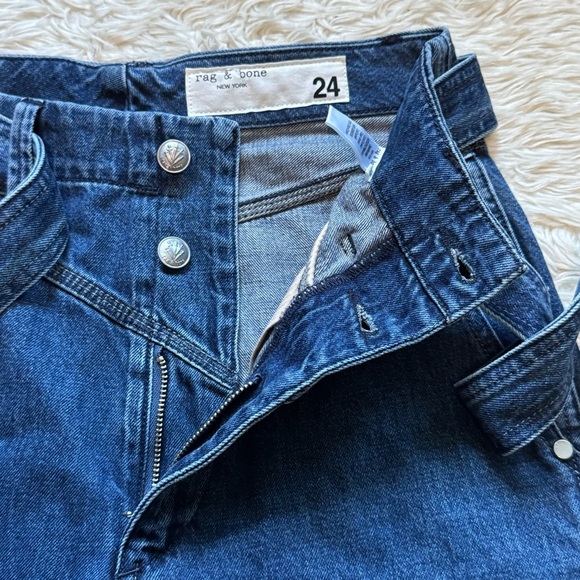 RAG & BONE Mia High-Rise Tapered Jeans - Size 24 - Picture 7 of 9